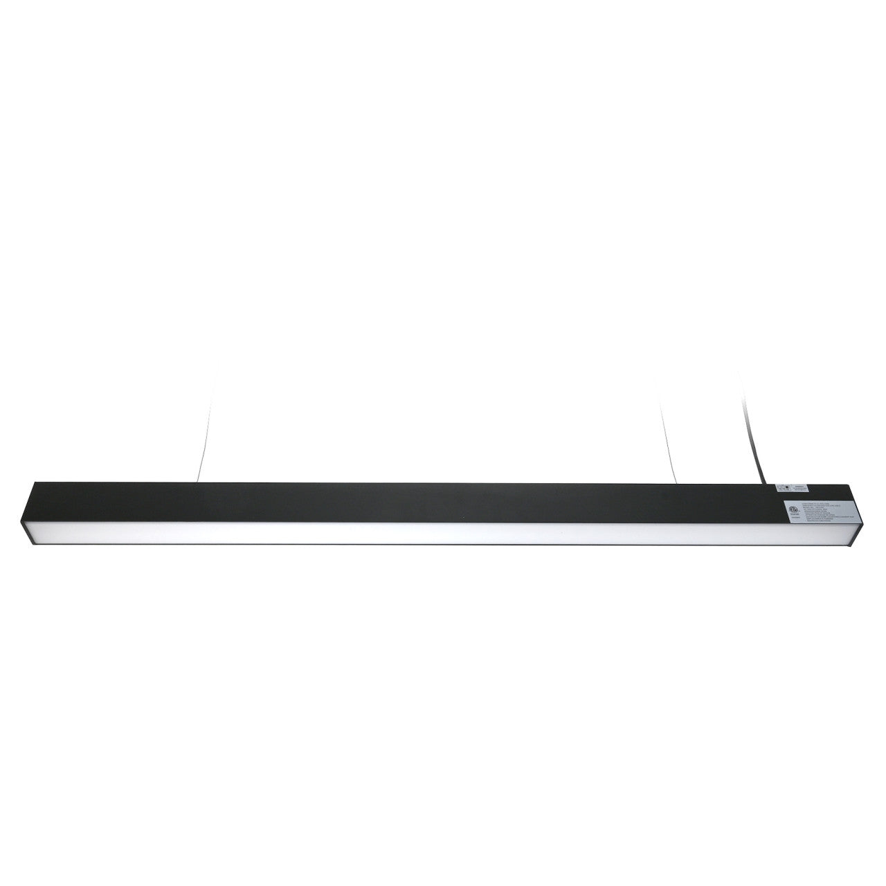4ft. LED Color Tunable Linear Light - 40W - 4400 Lumens - 3000K/4000K/5000K - Black Finish - Jen Lighting