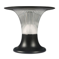 Solar LED Diamond Pier Light - 2200 Lumens - Dual Color Temperatures - LumeGen