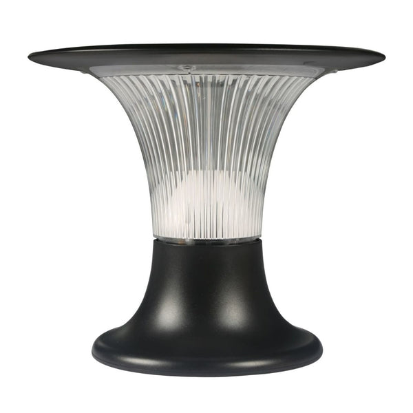 Solar LED Diamond Pier Light - 2200 Lumens - Dual Color Temperatures - LumeGen