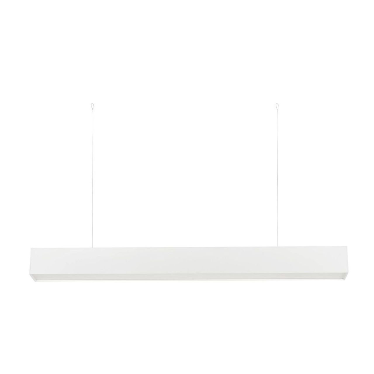 3ft LED Linear Architectural Pendant Fixture with Direct and Indirect Lighting - Wattage Adjustable - Color Tunable - Keystone