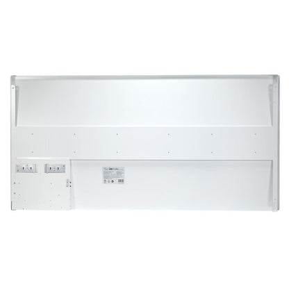 Case of 2 - 2x4 LED Troffer Light - Wattage Adjustable 33W/40W/50W - Color Tunable 30K/40K/50K - Euri Lighting
