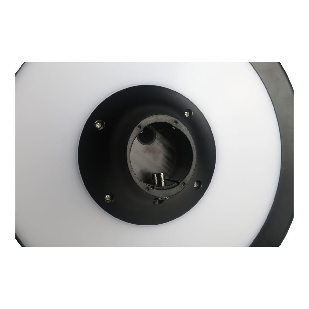 Solar LED Round Post Top Area Light - 2100 Lumens - Dual Color Temperatures - LumeGen