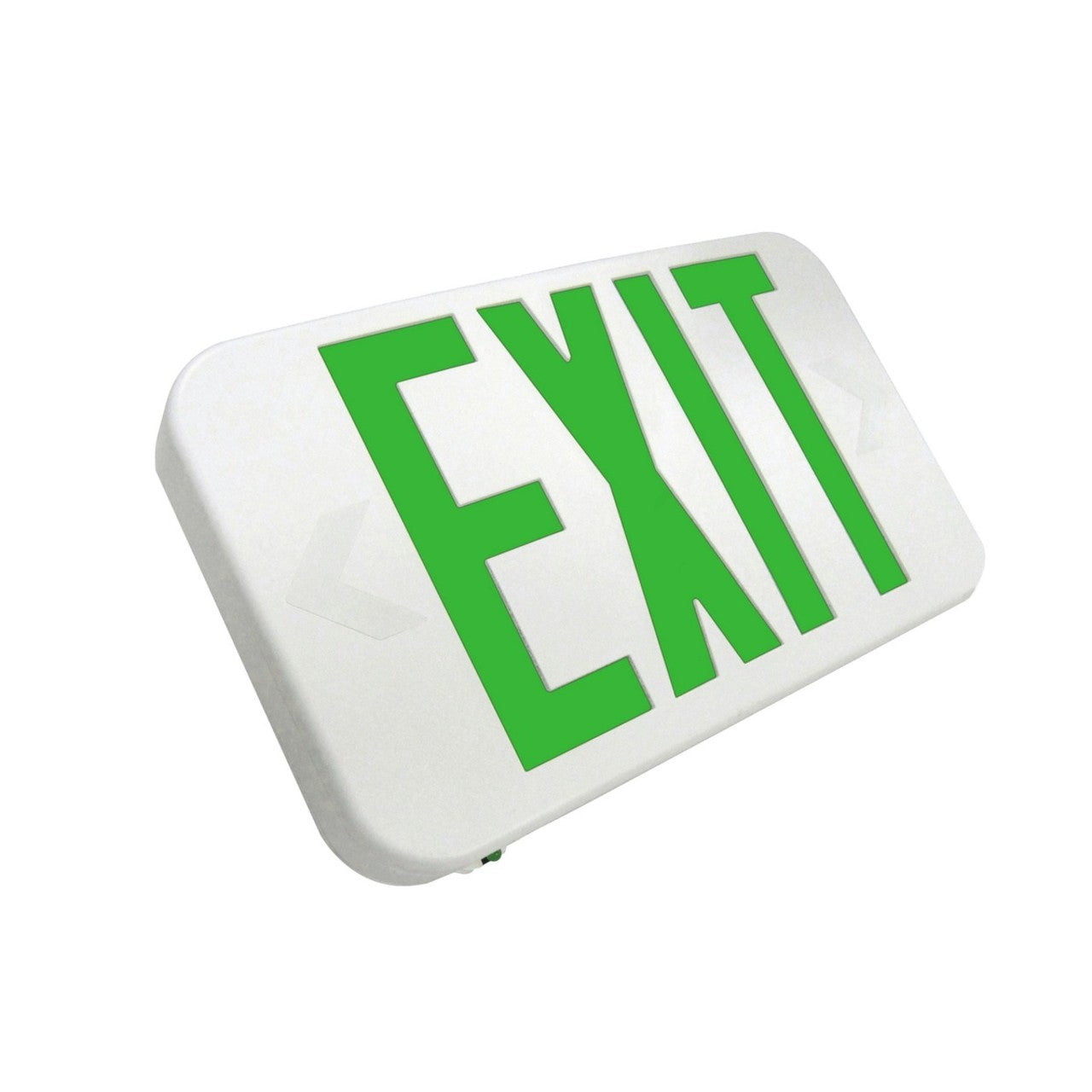 LED Compact Thermoplastic Exit Sign - 90 Min. Emergency Runtime - 120/277V