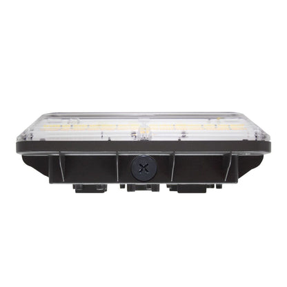 LED Parking Garage Canopy Light - Wattage Adjustable 80W/100W/120W - Color Tunable 3000K/4000K/5000K - Motion Sensor Base - LumeGen