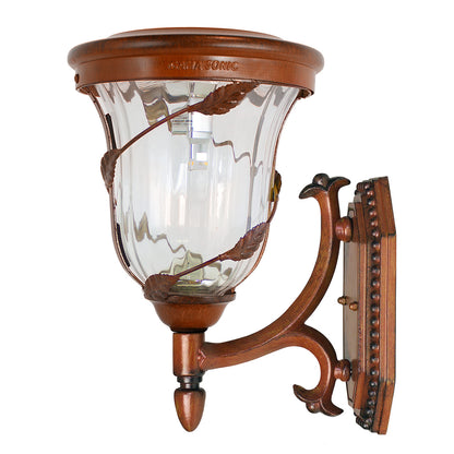 Solar LED Flora Lantern Light - 70 Lumens - 2700K - Antique Bronze Finish - Gama Sonic