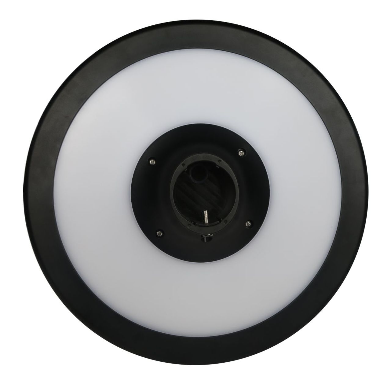 Solar LED Round Post Top Area Light - 2100 Lumens - Dual Color Temperatures - LumeGen