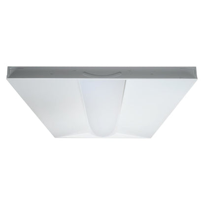 Case of 2 - 2x4 LED Troffer Light - Wattage Adjustable 33W/40W/50W - Color Tunable 30K/40K/50K - Euri Lighting