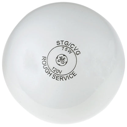 Case of 120 - A21 Shatter Resistant Incandescent Lamp - E26 Medium Base - 75W - 120V - GE Lighting