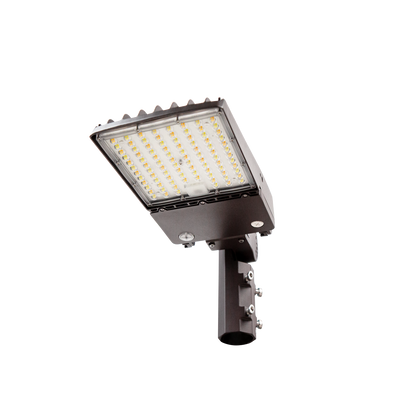 LED Area Light - 25,500 Lumen Max - Wattage Adjustable 150W/120W/100W - 170LM/W - Color Tunable 30K/40K/50K -Photocell Base - Jen Lighting