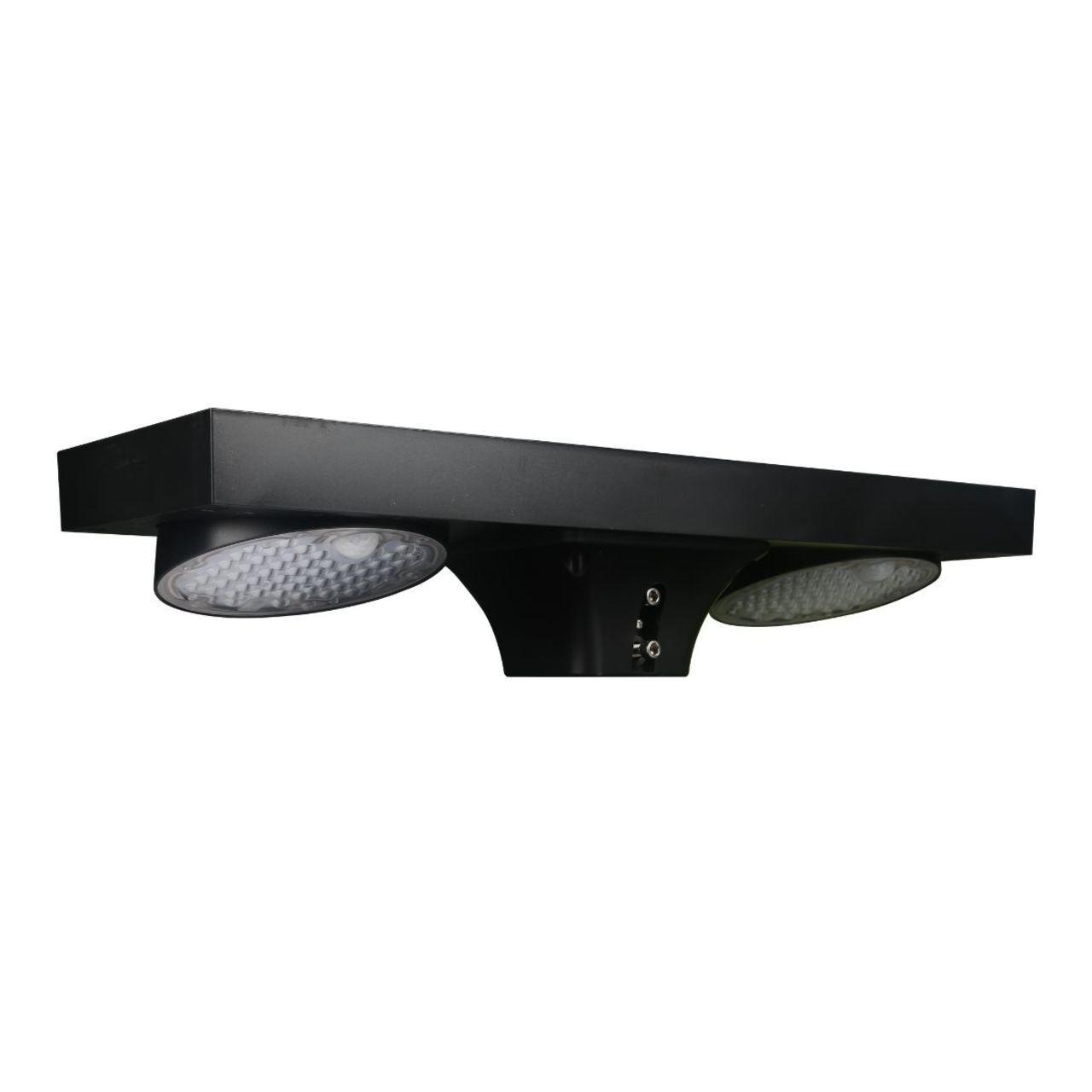Solar LED Dual Head Post Top Area Light - Dual Color Temperature - LumeGen