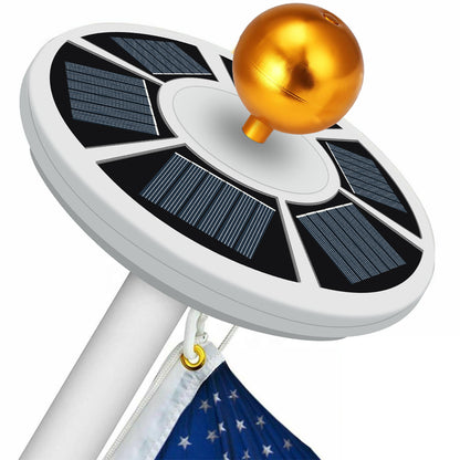 Solar LED Flagtop Pole Light - 200 Lumens - LumeGen