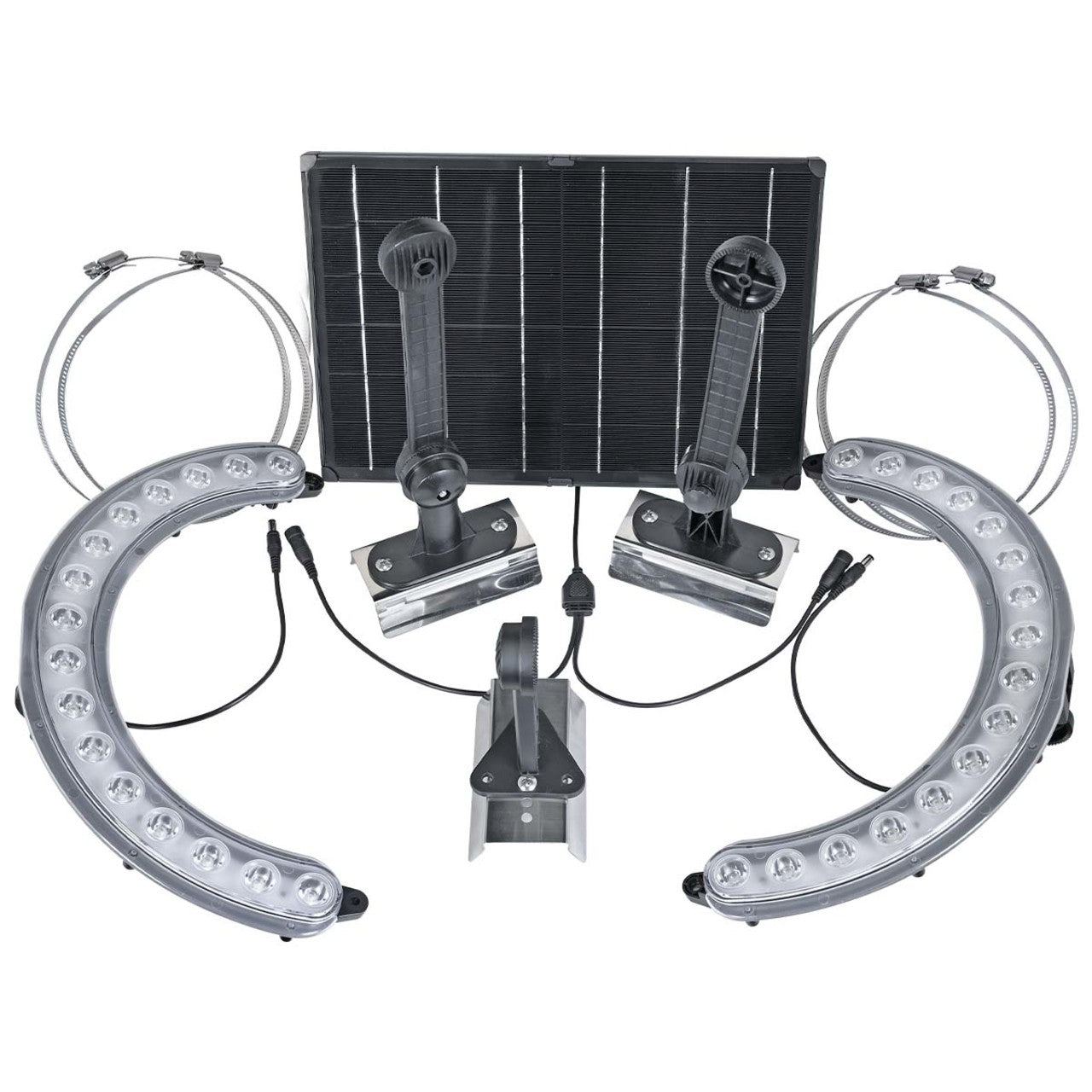 LED Solar Flagpole Ring Light - 1140 Lumens - LumeGen