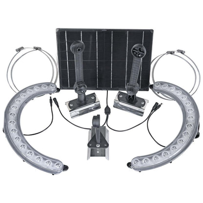 LED Solar Flagpole Ring Light - 1140 Lumens - LumeGen