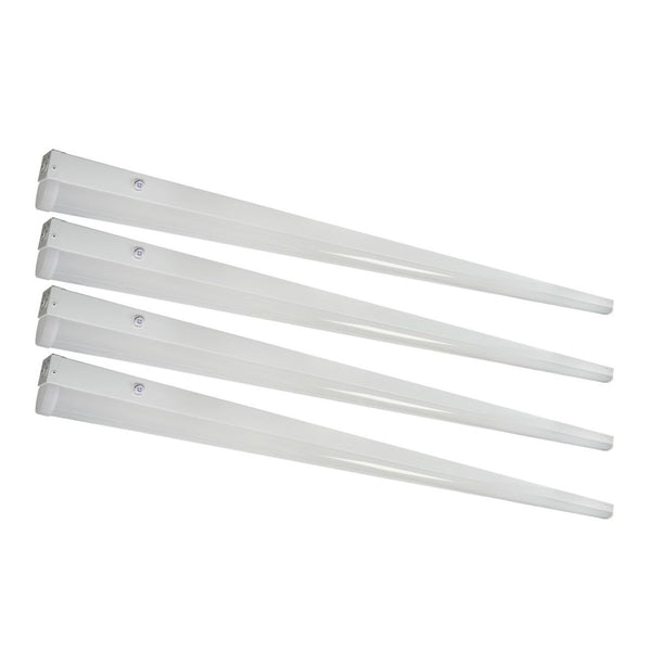 Case of 4 - 8ft. LED Linear Strip Light - Wattage Adjustable 50W/64W/80W - Color Tunable 35K/40K/50K - LumeGen