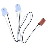 2-Lamp Wiring Harness for LED T8 Tubes Standard Socket by Keystone