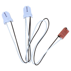 2-Lamp Wiring Harness for LED T8 Tubes Standard Socket by Keystone