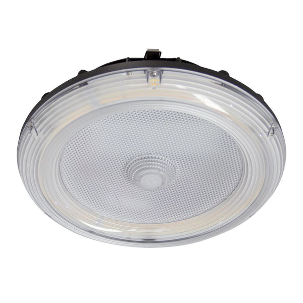 LED Parking Garage Canopy Light - Wattage Adjustable 80W/100W/120W - Color Tunable 3000K/4000K/5000K - Motion Sensor Base - LumeGen