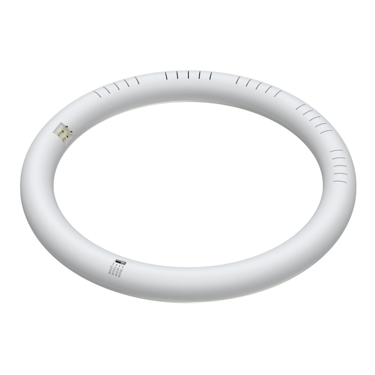 2-Pack - 12in. LED T9 Circline Tube Lamp - Universal Type A+B - 16W - 1700 Lumens - Color Selectable - LumeGen