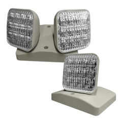 Self-Diagnostic LED Indoor Thermoplastic Remote Head Light Fixture - White or Black Finish