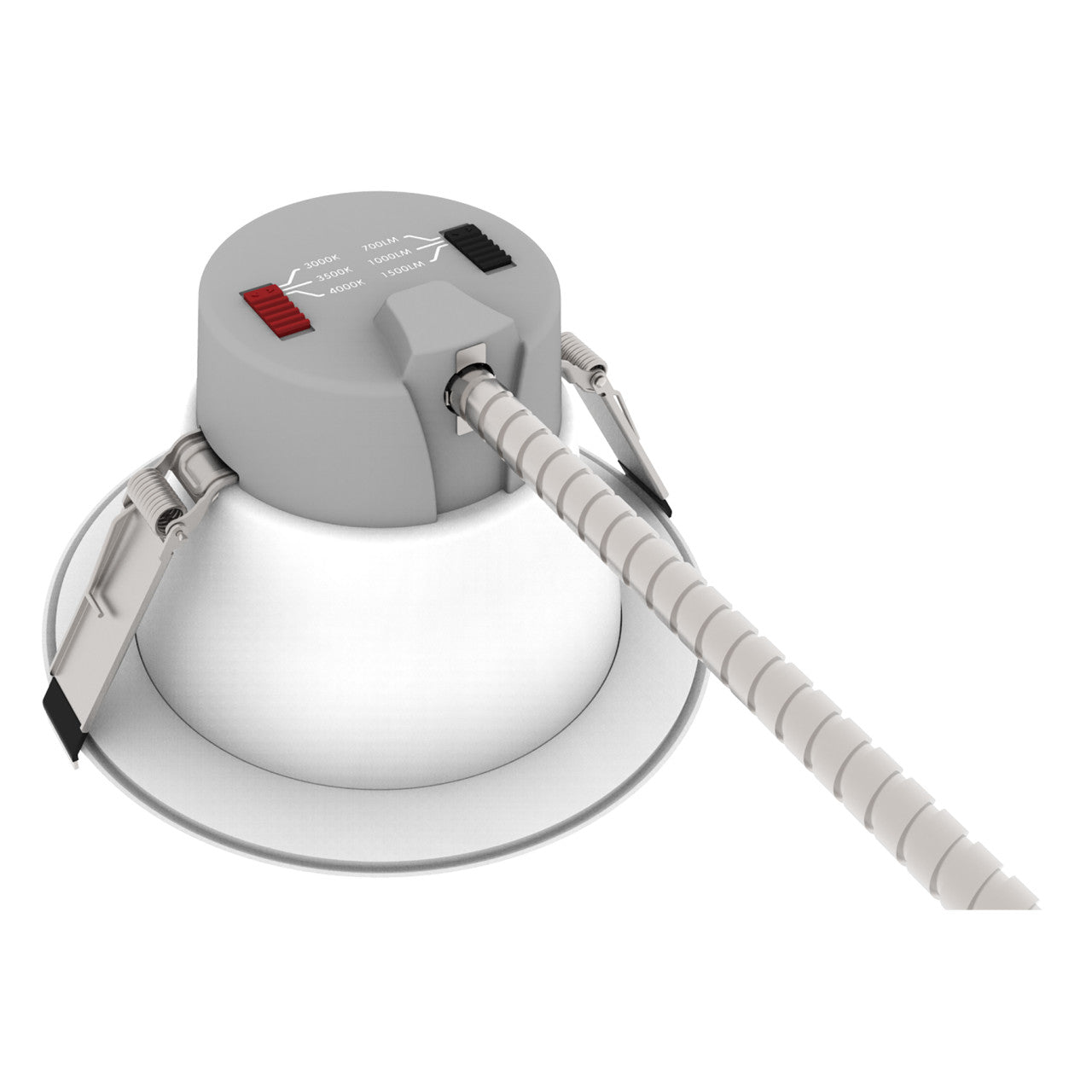 6in. LED Wattage Adjustable & Color Tunable Recessed Downlight - 7W/10W/18W - 3000K/3500K/4000K - LumeGen