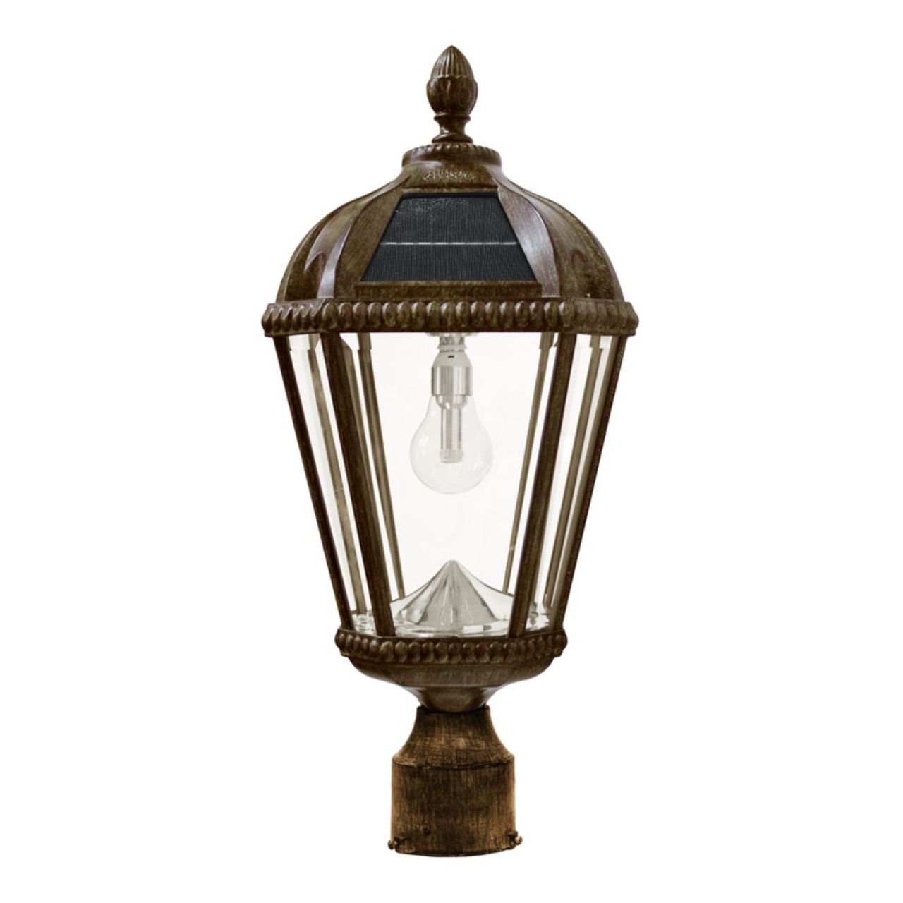 solar post light