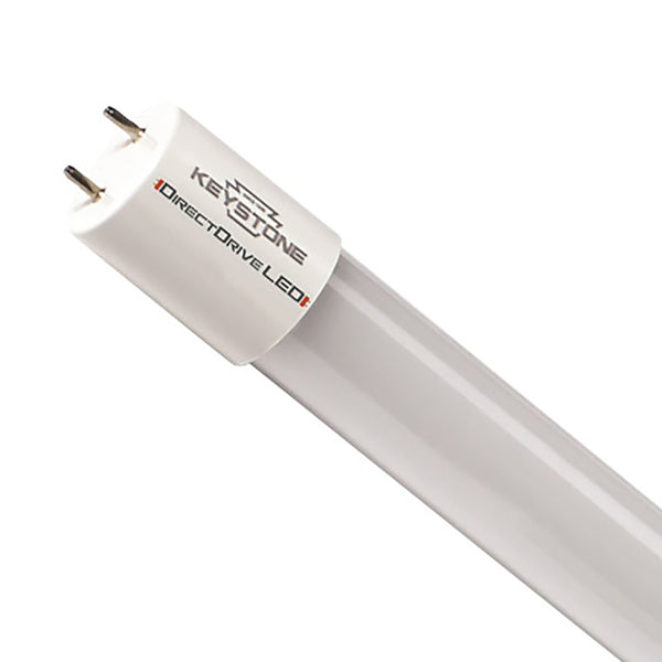 Case of 25 - T8 LED 18in. DirectDrive Tube - 7W - Direct Wire - Keystone