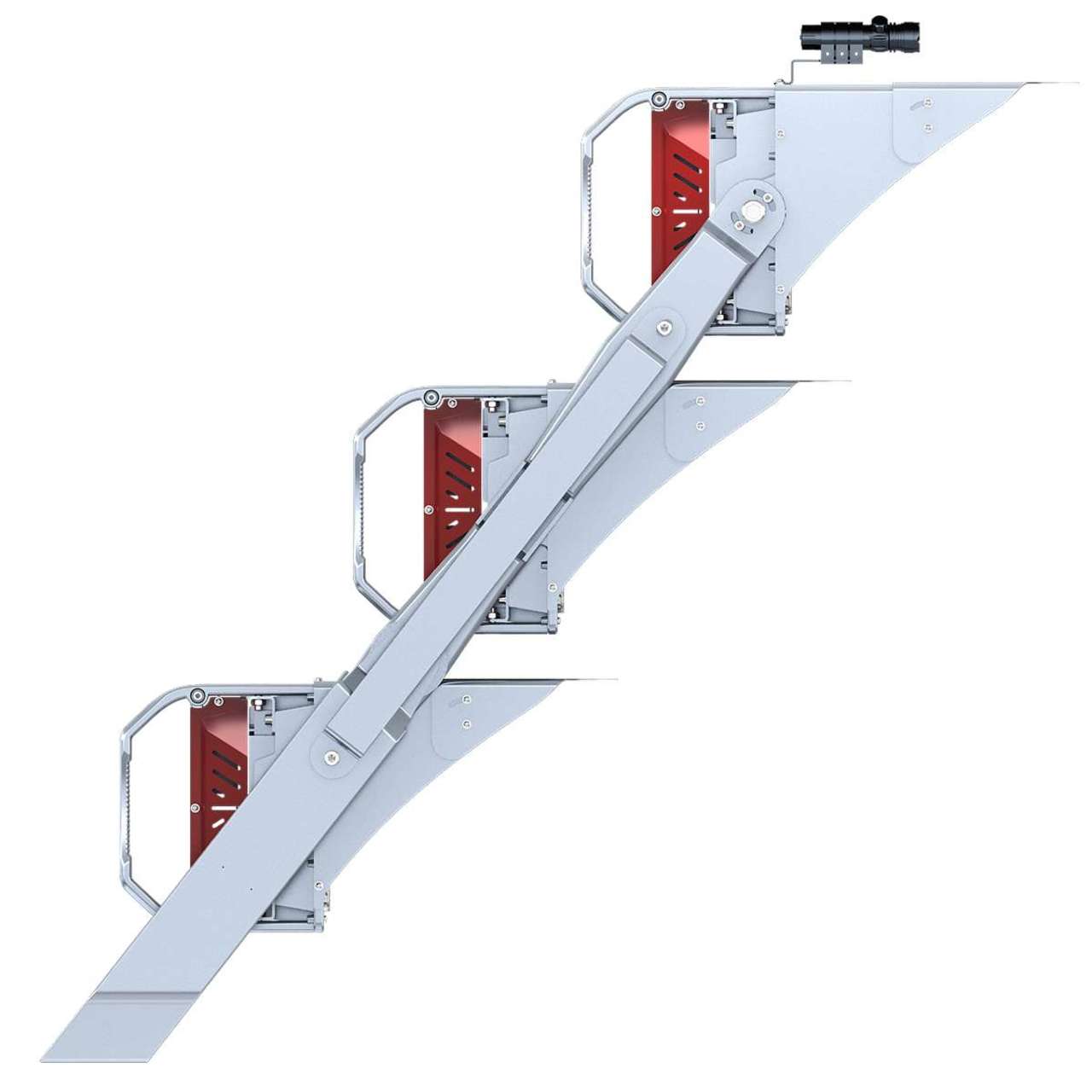 Case of 2 - 3 Fixture Mounting Bracket for LED Sports Light