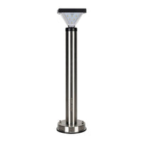 Solar LED Luxor Stainless Steel Bollard Light - Gama Sonic