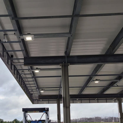 LED Wattage Adjustable & Color Tunable Slim Square Canopy Light - 100W/130W/150W - 3500K/4000K/5000K - LumeGen