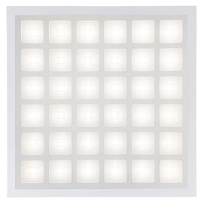 Case of 6 - 2ft x 2ft LED Designer Pixel Flat Panel - 40W - Dimmable - 5000 Lumens - Beyond LED Technology