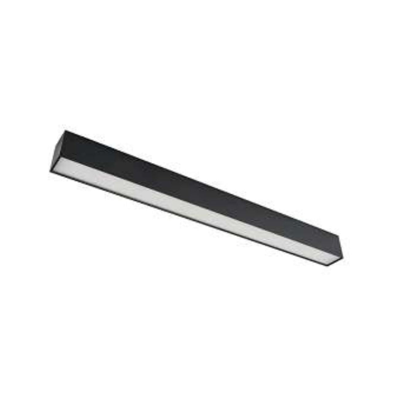 3ft LED Linear Architectural Pendant Fixture with Direct and Indirect Lighting - Wattage Adjustable - Color Tunable - Keystone