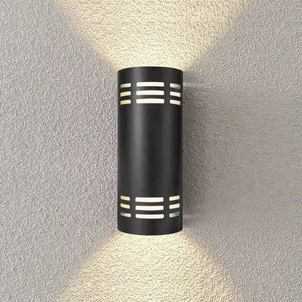 LED Architectural Semi-Round Wall Light - Indoor or Outdoor - 24W - 1600 Lumens - Color Tunable - Black Finish - LumeGen