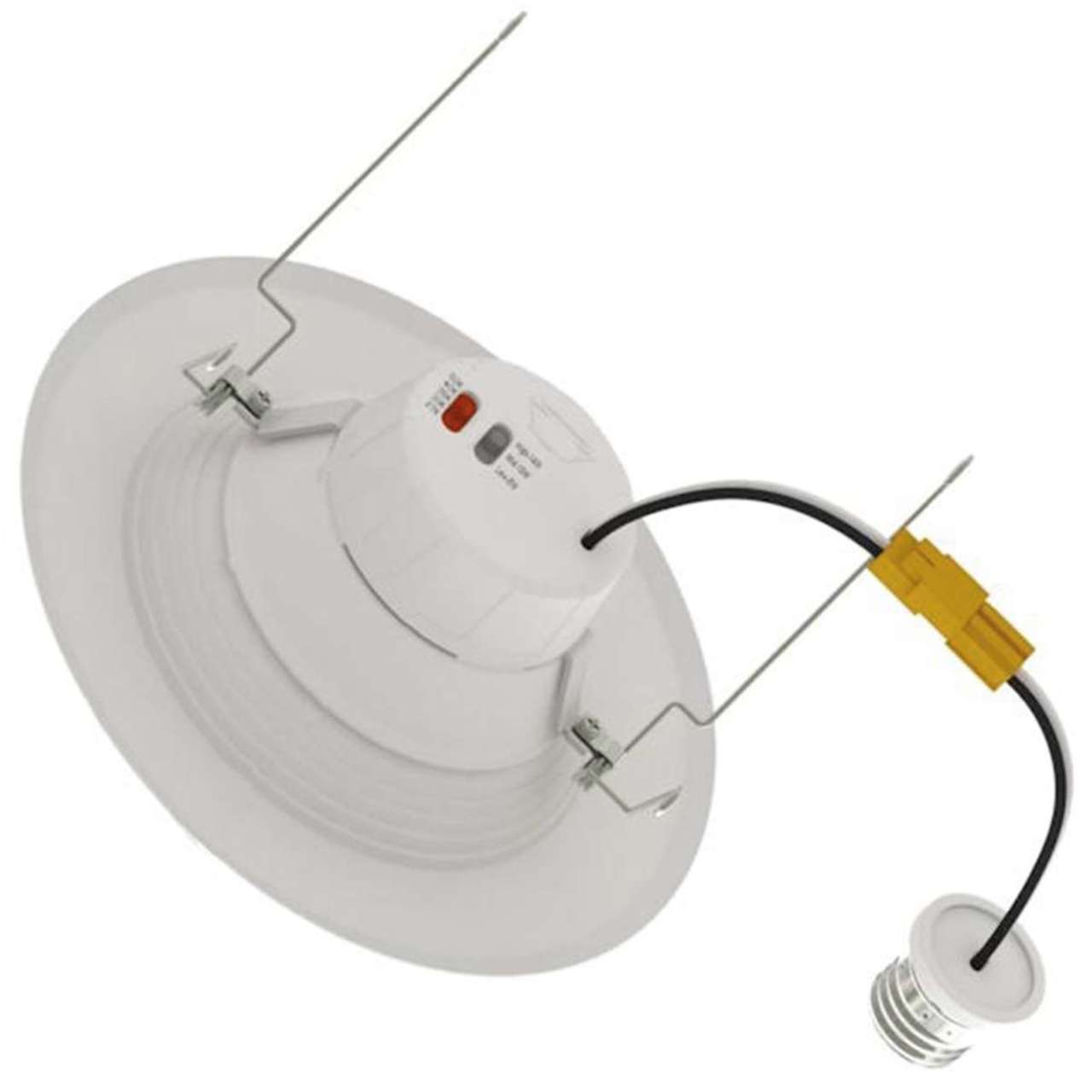 5in./6in. LED Wattage Adjustable & Color Tunable Baffled Downlight Retrofit Trim - 8W/10W/14W - 2700K/3000K/3500K/4000K/5000K - Keystone