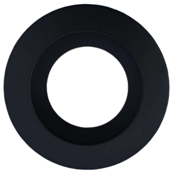 10in. Interchangeable Trim for Integrated Driver Downlights - Matte Black - Keystone