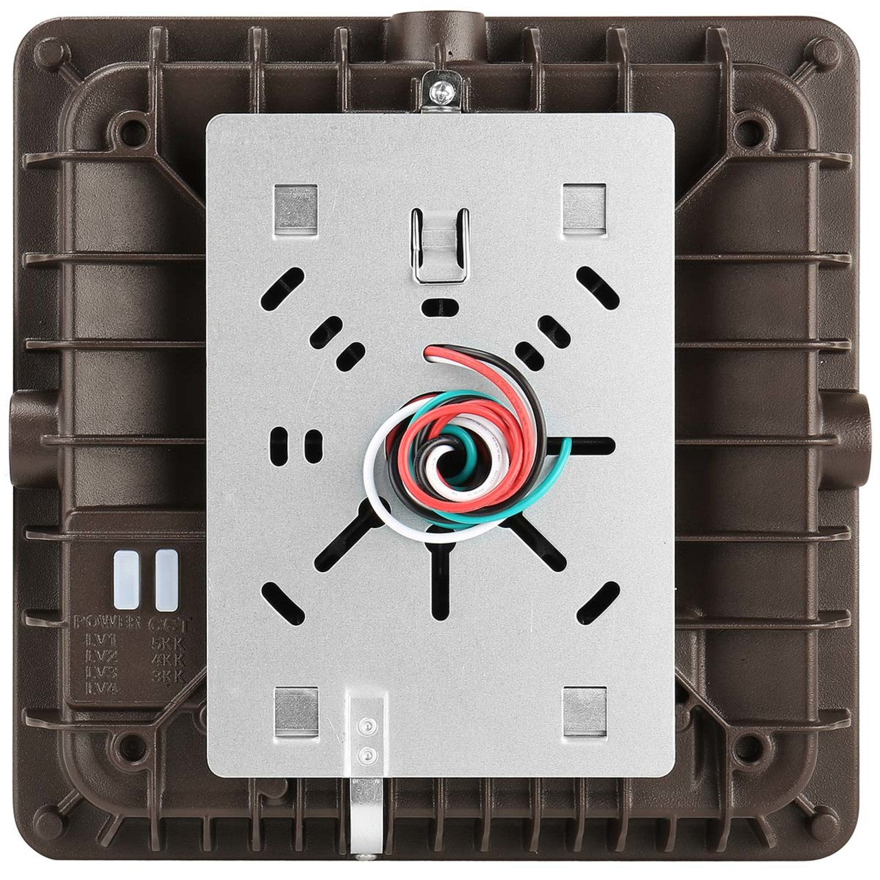 LED Wattage Adjustable & Color Tunable Canopy Light - 24W/36W/47W/60W - 3000K/4000K/5000K