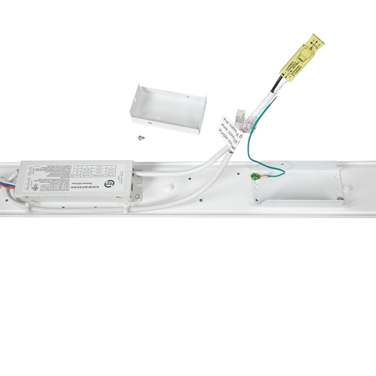 4ft. LED Wattage & Color Adjustable Vapor Tight Light - 34W/38W/45W - 3500K/4000K/5000K