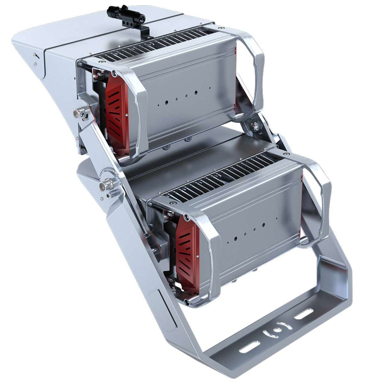 Case of 2 - 2 Fixture Mounting Bracket for LED Sports Light