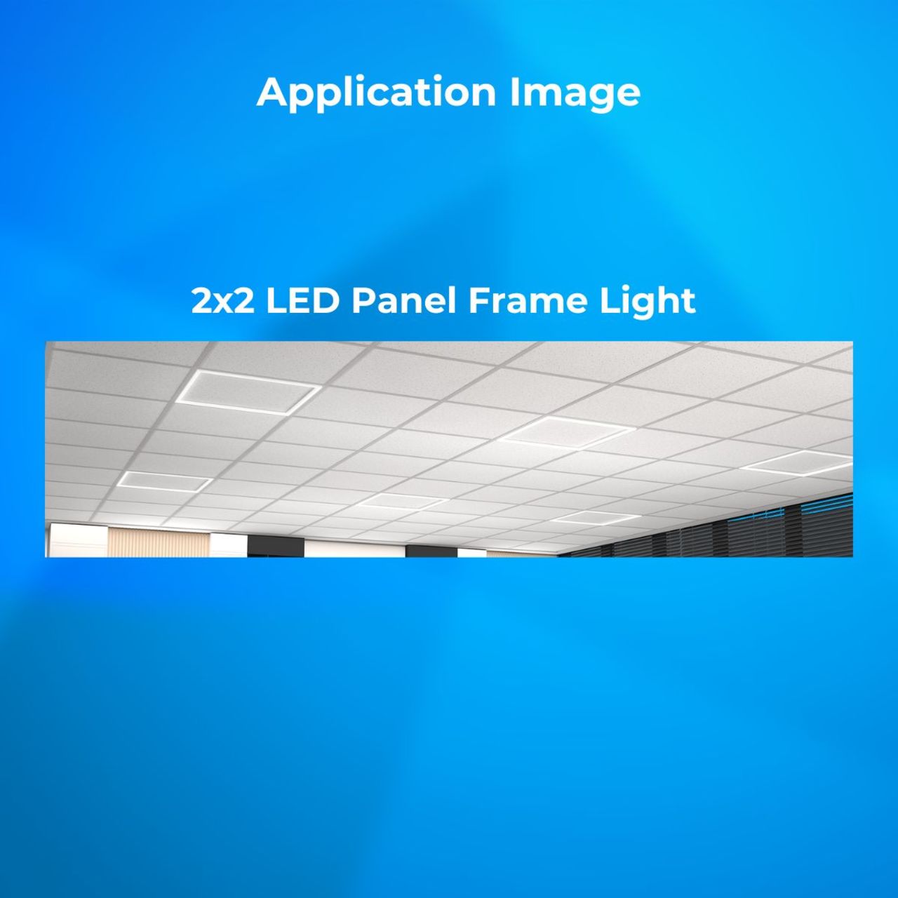 Case of 4 - 2x2 LED Panel Frame Light - Wattage Adjustable 20W/25W/30W/35W/40W - 5 Color Tunable - LumeGen