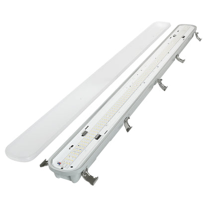 4ft. LED Wattage & Color Adjustable Vapor Tight Light - 34W/38W/45W - 3500K/4000K/5000K