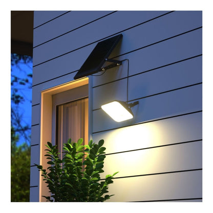 Solar LED Cube Flood Light with Remote Control - 4800 Lumens - Dual Color Temperature - LumeGen