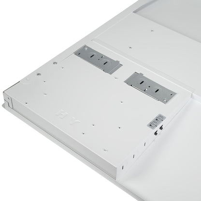 Case of 2 - 2x4 LED Troffer Light - Wattage Adjustable 33W/40W/50W - Color Tunable 30K/40K/50K - Euri Lighting