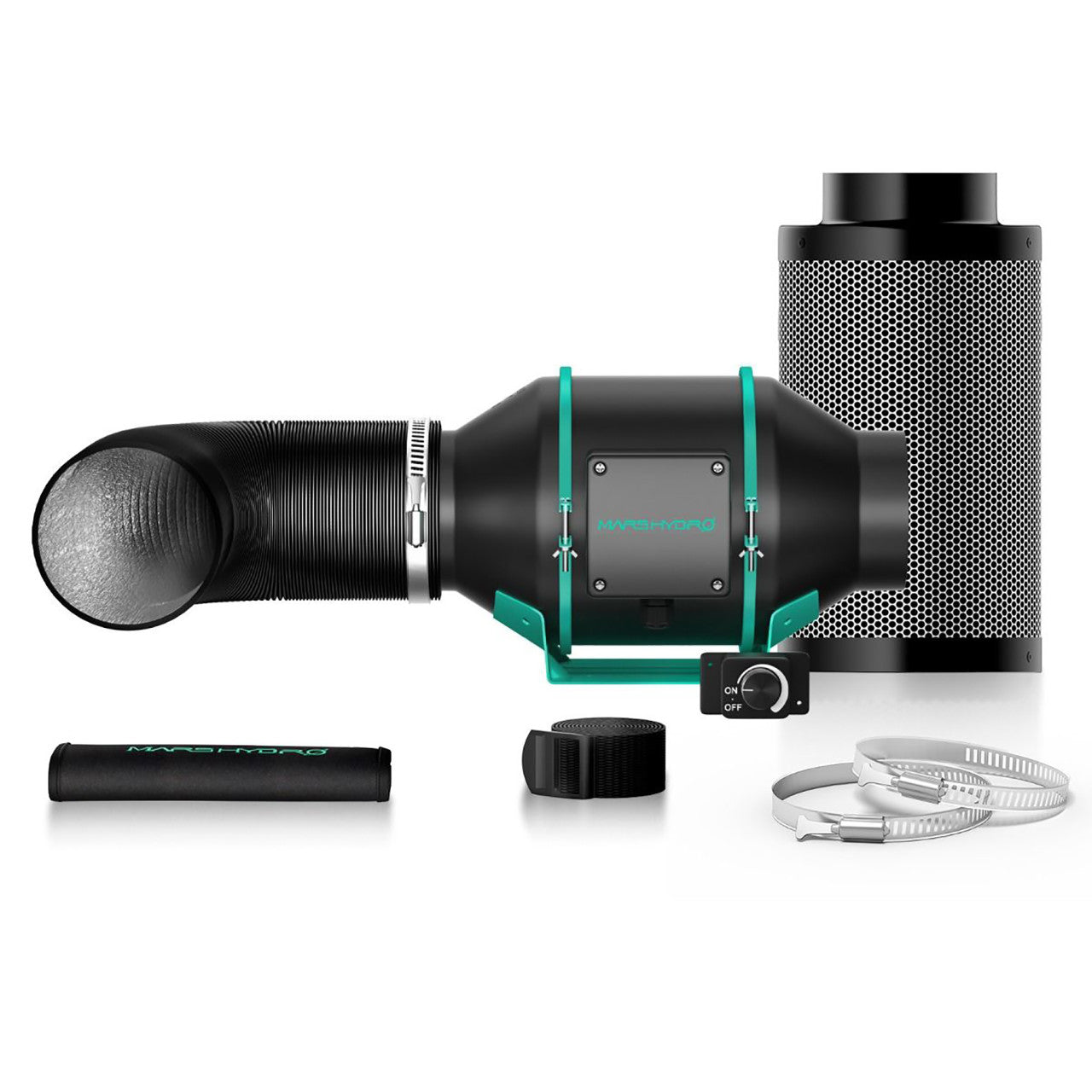 Mars Hydro Inline Duct Fan and Carbon Filter - Thumbnail 3