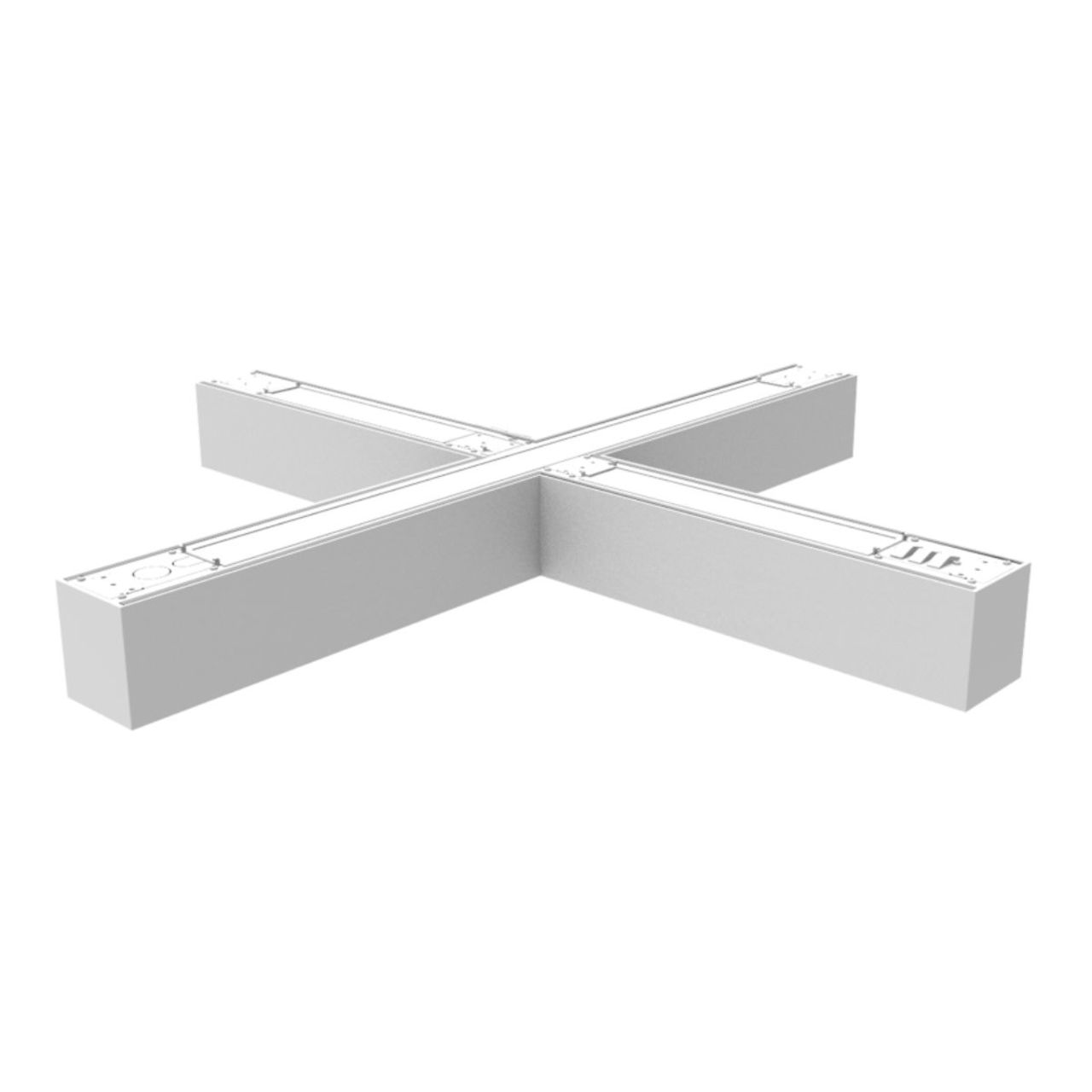 X-Shape LED Linear Architectural Pendant Fixture with Direct and Indirect Lighting - Wattage Adjustable - Color Tunable - Keystone