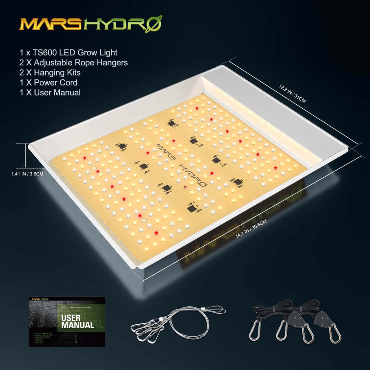 LED Full Spectrum Indoor Grow Light Panel | 100W – LightUp