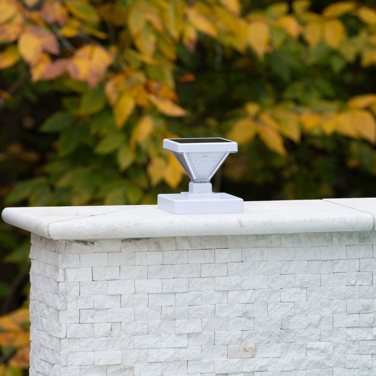 Solar LED Luxor Post Cap Light - 2-Pack - Gama Sonic