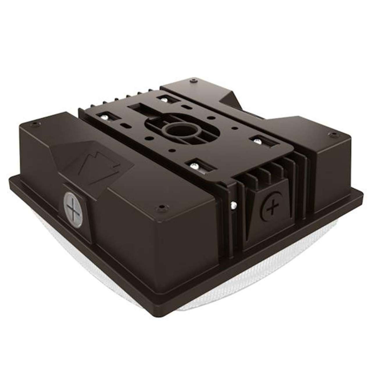 8in. LED Wattage Adjustable & Color Tunable Bronze Canopy Light - 15W/20W/25W - 3000K/4000K/5000K - Keystone
