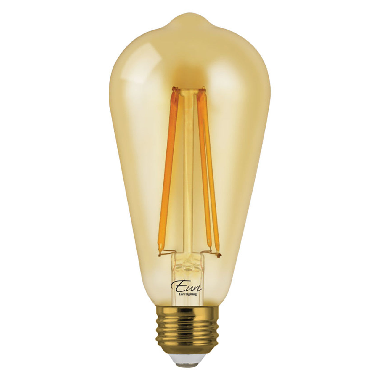 CASE OF 24 | LED ST19 Amber Filament | Dimmable | Euri Lighting – LightUp
