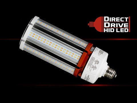LED Wattage Adjustable & Color Tunable Corn Cob Retrofit Bulb - E26 Base - 27W/36W/45W - 3000K/4000K/5000K - Keystone
