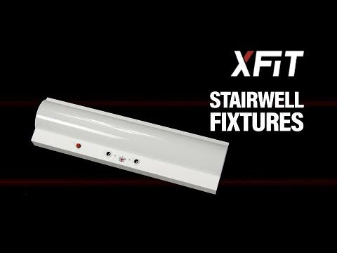 4ft. LED Wattage Adjustable & Color Tunable Stairwell Fixture - 30W/35W/40W - 3500K/4000K/5000K - Built-In Ultrasonic Sensor - 5W Smart Safe Emergency Battery Backup Included - Keystone