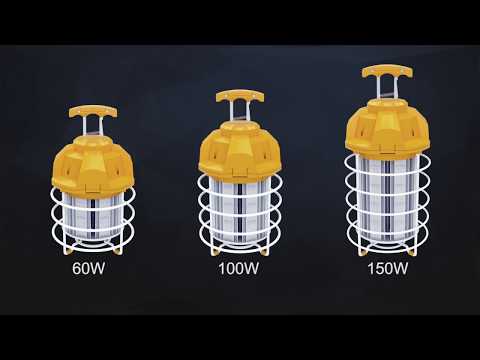 LED Temporary Work Light - 150W - 18,000 Lumens - 5000K
